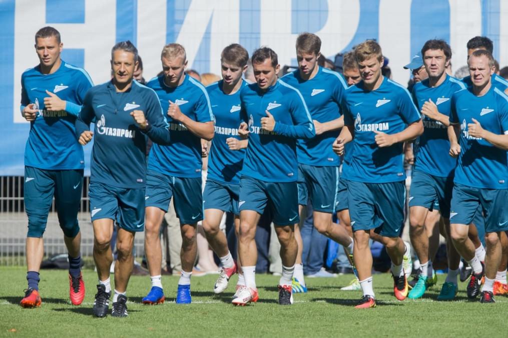 Открытая тренировка «Зенита» перед матчем с «Ростовом»