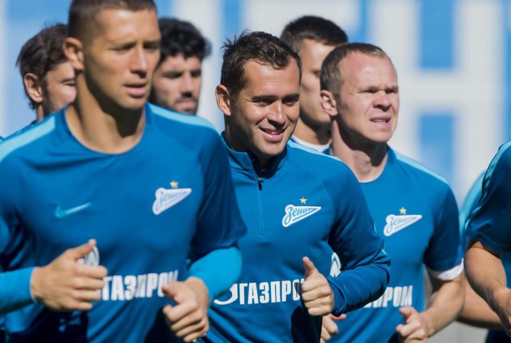 Открытая тренировка «Зенита» перед матчем с «Ростовом»