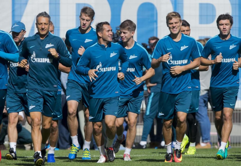 Открытая тренировка «Зенита» перед матчем с «Ростовом»