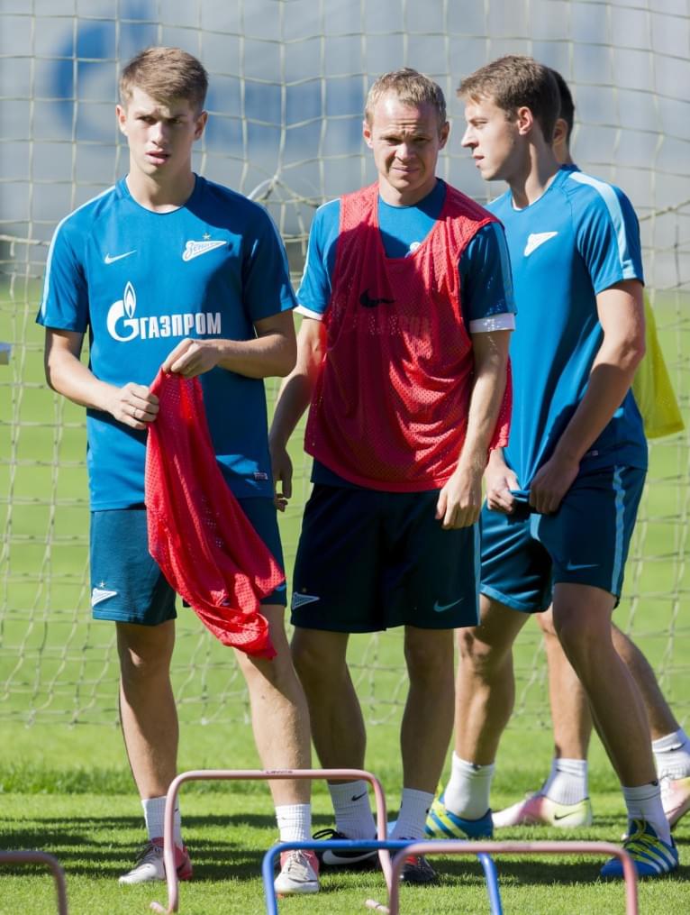 Открытая тренировка «Зенита» перед матчем с «Ростовом»
