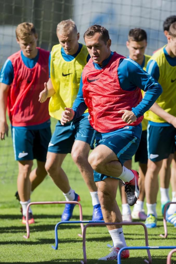 Открытая тренировка «Зенита» перед матчем с «Ростовом»