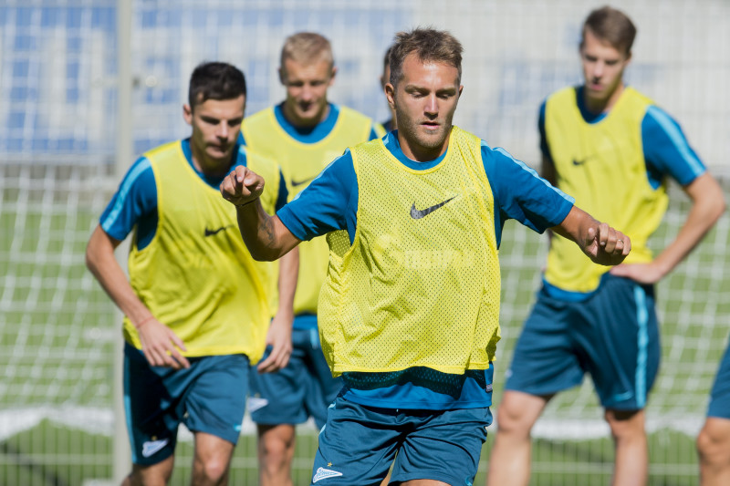 Открытая тренировка «Зенита» перед матчем с «Ростовом»