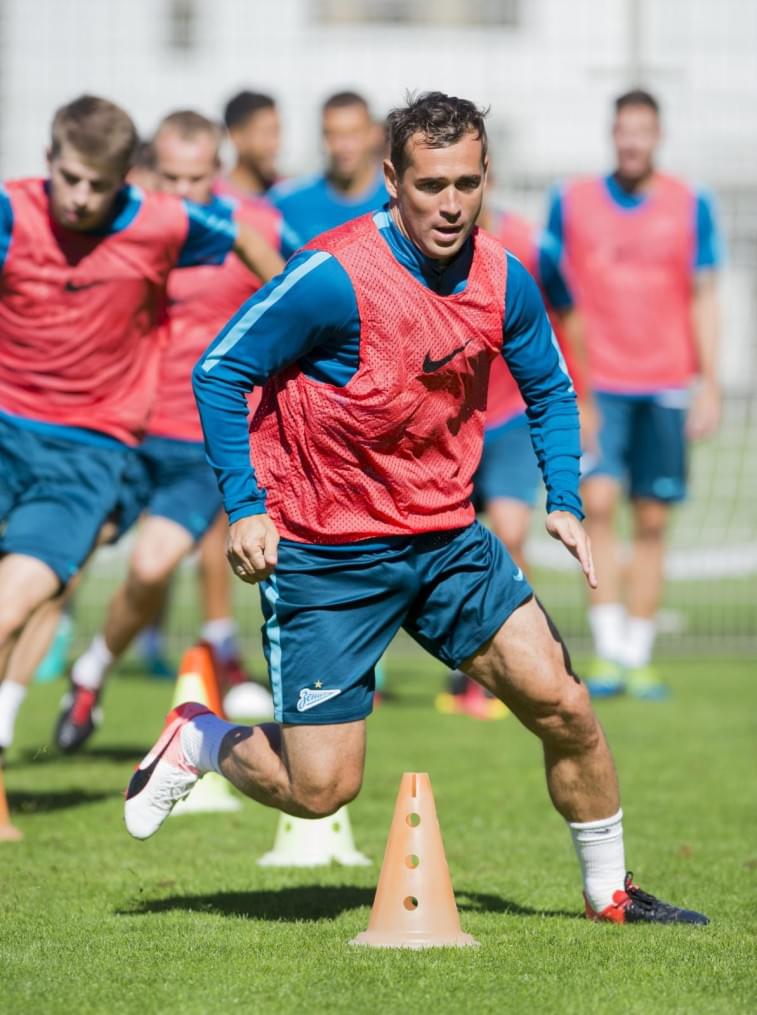 Открытая тренировка «Зенита» перед матчем с «Ростовом»