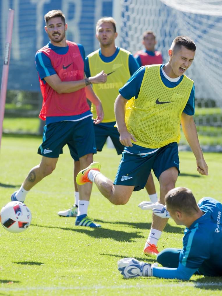 Открытая тренировка «Зенита» перед матчем с «Ростовом»