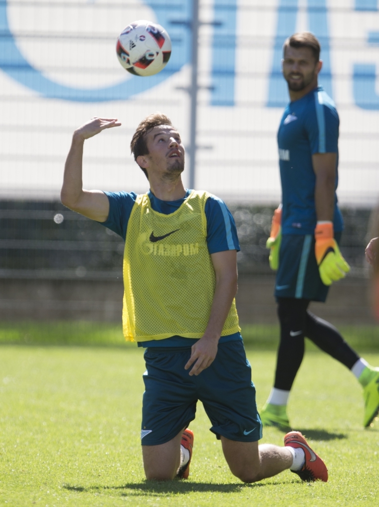 Открытая тренировка «Зенита» перед матчем с «Ростовом»