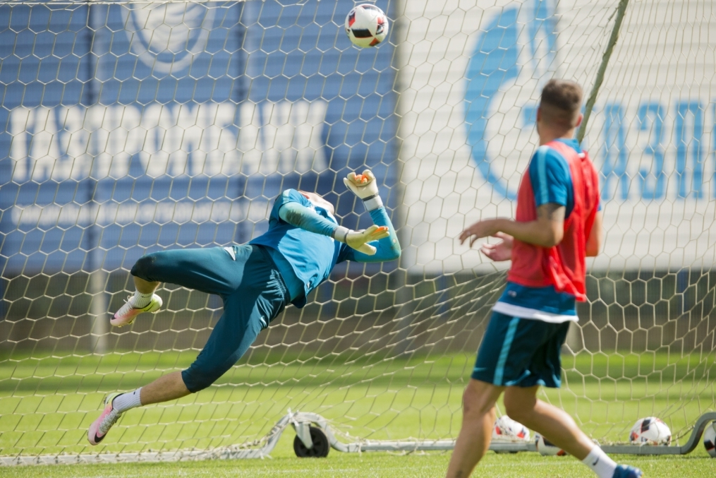 Открытая тренировка «Зенита» перед матчем с «Ростовом»