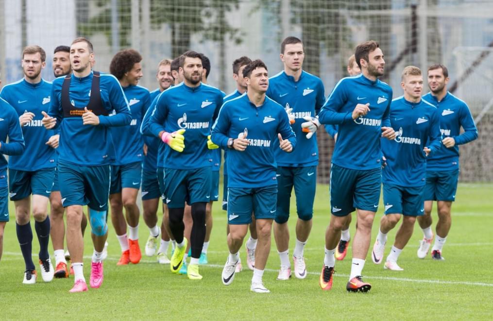 Открытая тренировка «Зенита» перед матчем с ЦСКА