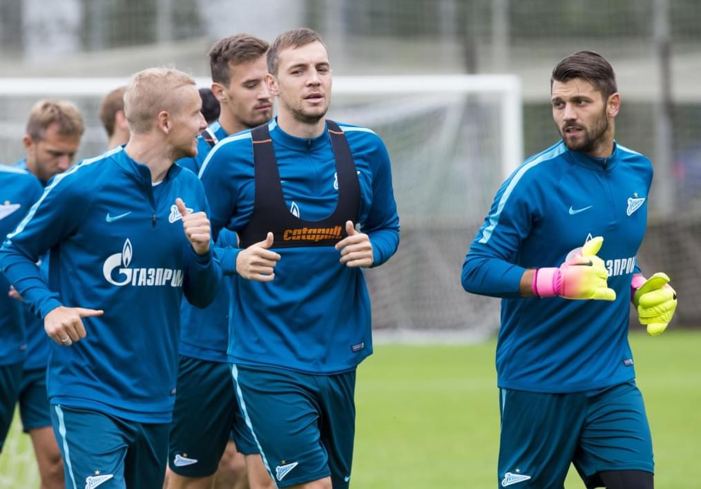 Открытая тренировка «Зенита» перед матчем с ЦСКА
