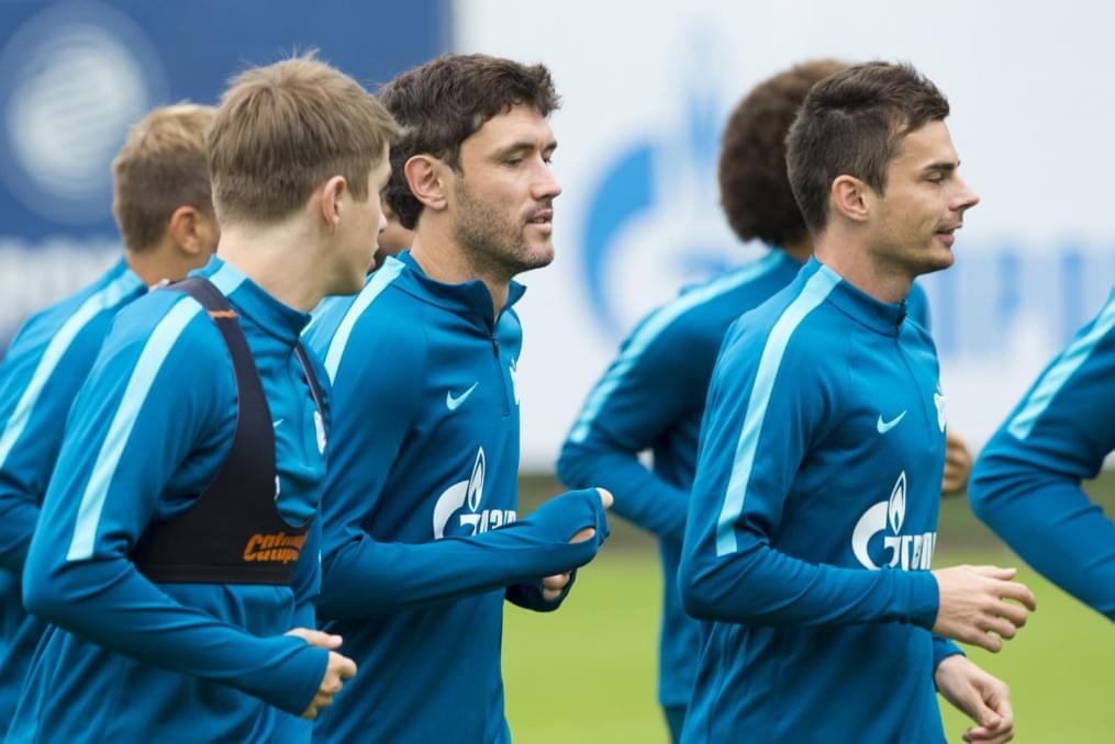 Открытая тренировка «Зенита» перед матчем с ЦСКА