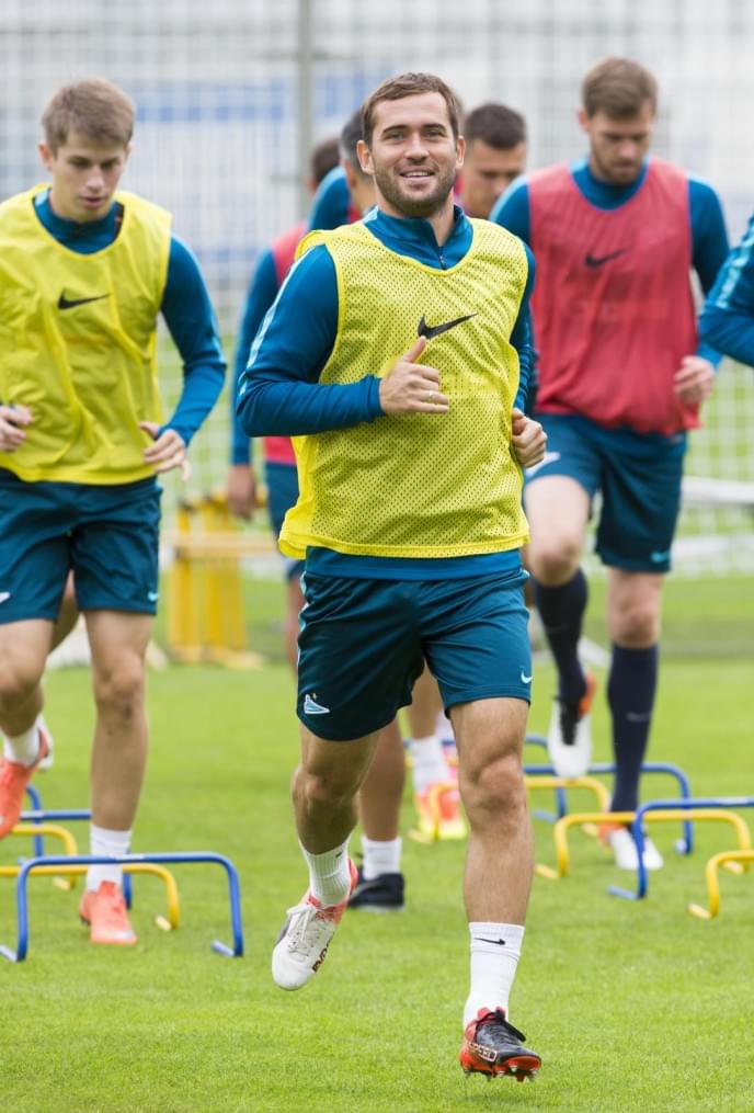 Открытая тренировка «Зенита» перед матчем с ЦСКА