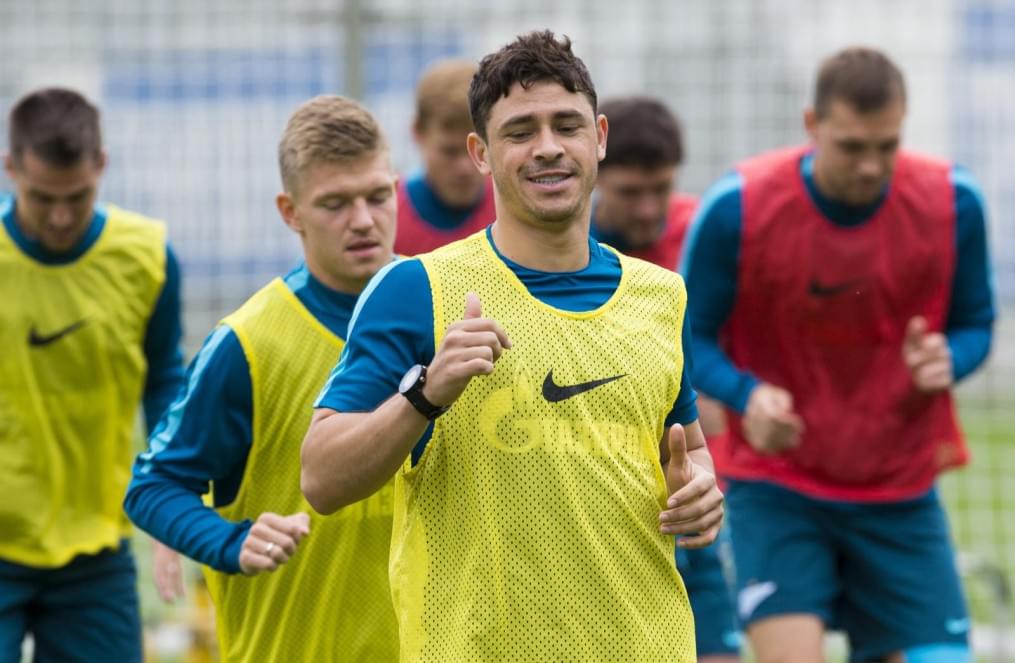 Открытая тренировка «Зенита» перед матчем с ЦСКА