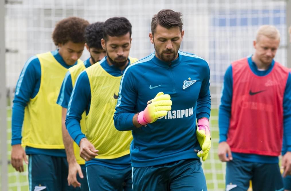 Открытая тренировка «Зенита» перед матчем с ЦСКА