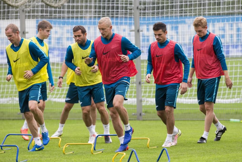 Открытая тренировка «Зенита» перед матчем с ЦСКА