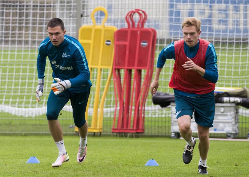 Открытая тренировка «Зенита» перед матчем с ЦСКА