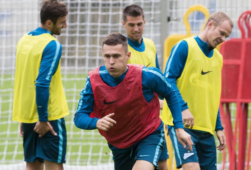 Открытая тренировка «Зенита» перед матчем с ЦСКА