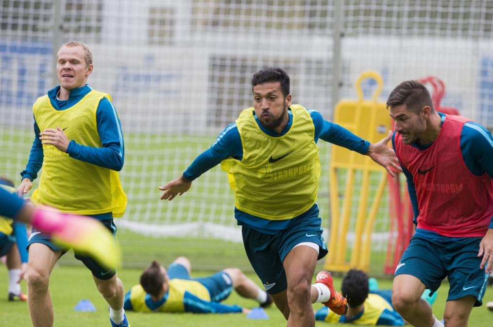 Открытая тренировка «Зенита» перед матчем с ЦСКА