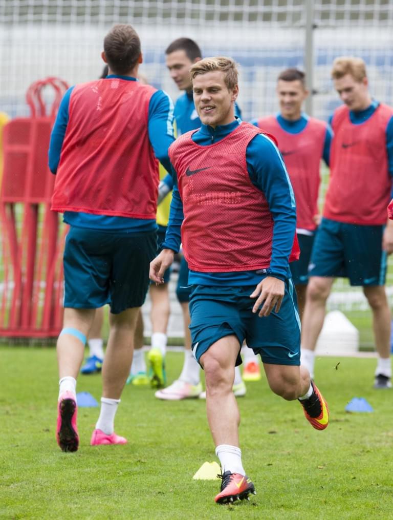 Открытая тренировка «Зенита» перед матчем с ЦСКА