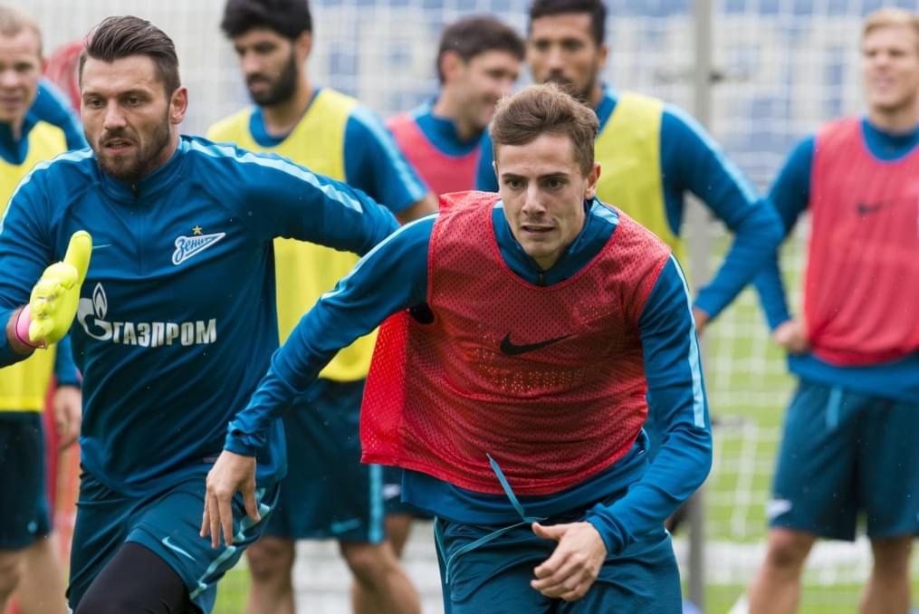 Открытая тренировка «Зенита» перед матчем с ЦСКА