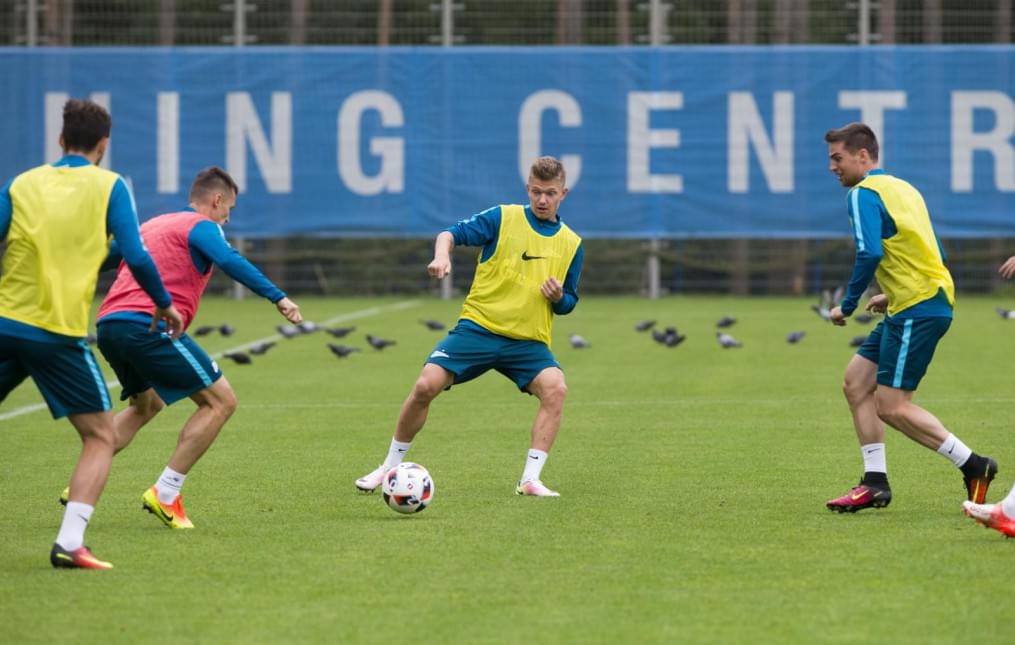 Открытая тренировка «Зенита» перед матчем с ЦСКА