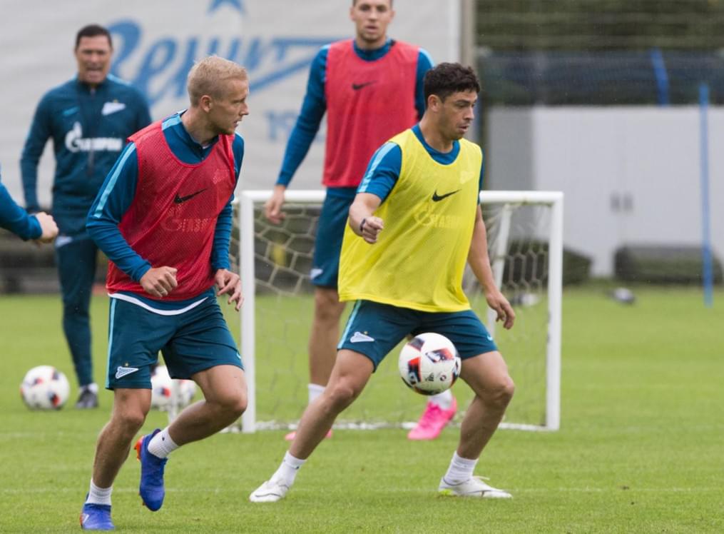 Открытая тренировка «Зенита» перед матчем с ЦСКА