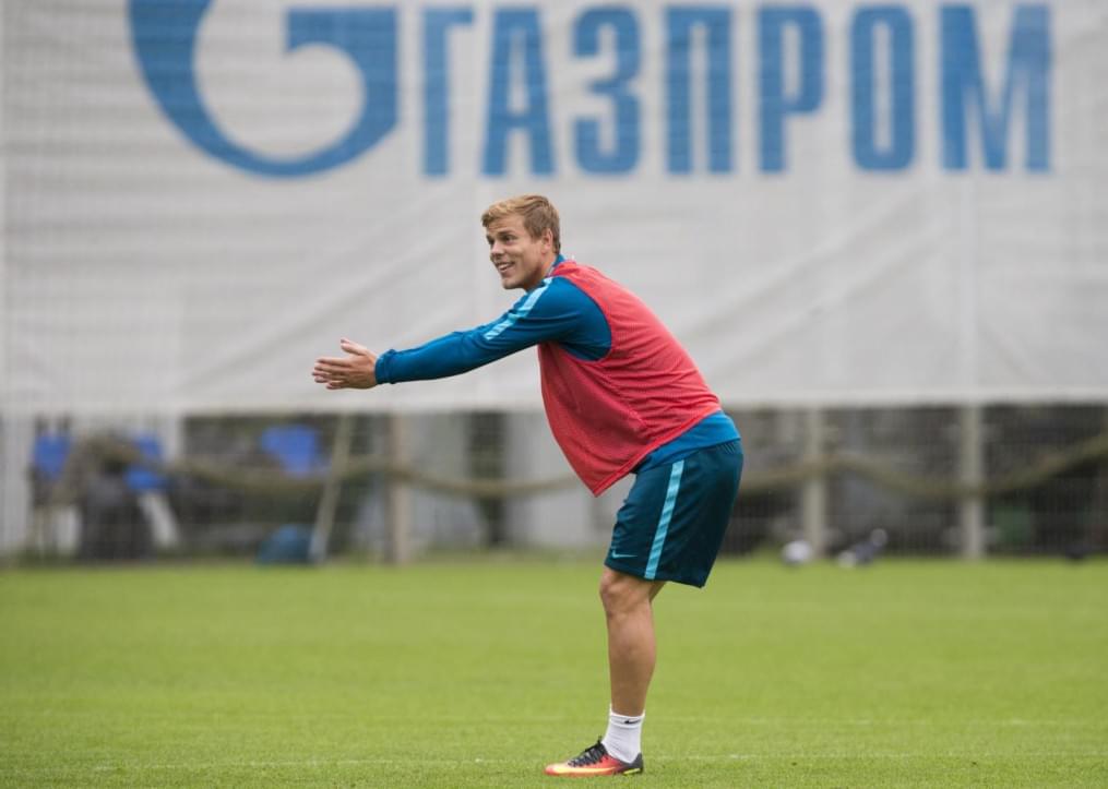 Открытая тренировка «Зенита» перед матчем с ЦСКА