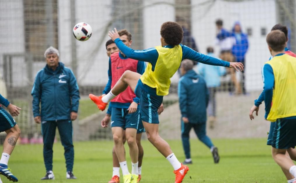Открытая тренировка «Зенита» перед матчем с ЦСКА