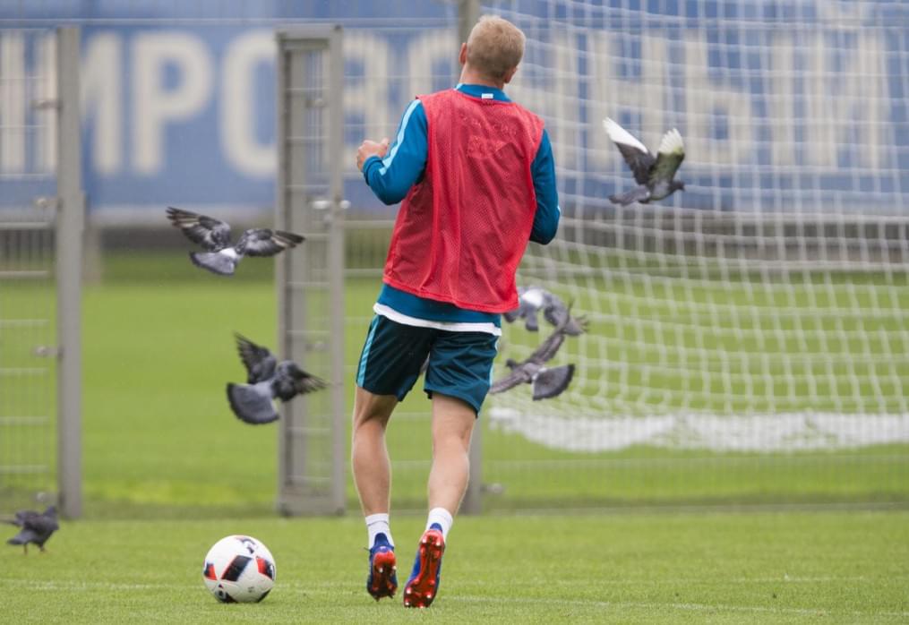 Открытая тренировка «Зенита» перед матчем с ЦСКА