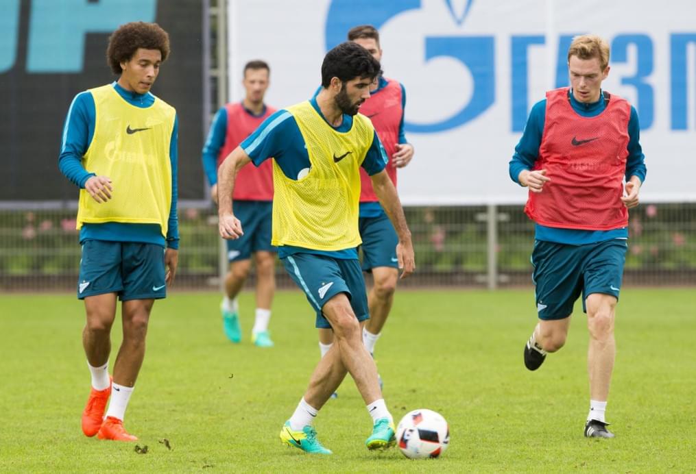 Открытая тренировка «Зенита» перед матчем с ЦСКА