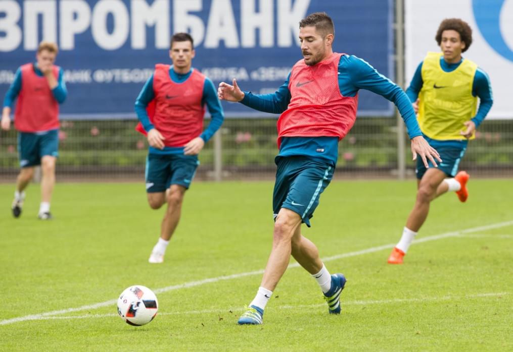 Открытая тренировка «Зенита» перед матчем с ЦСКА