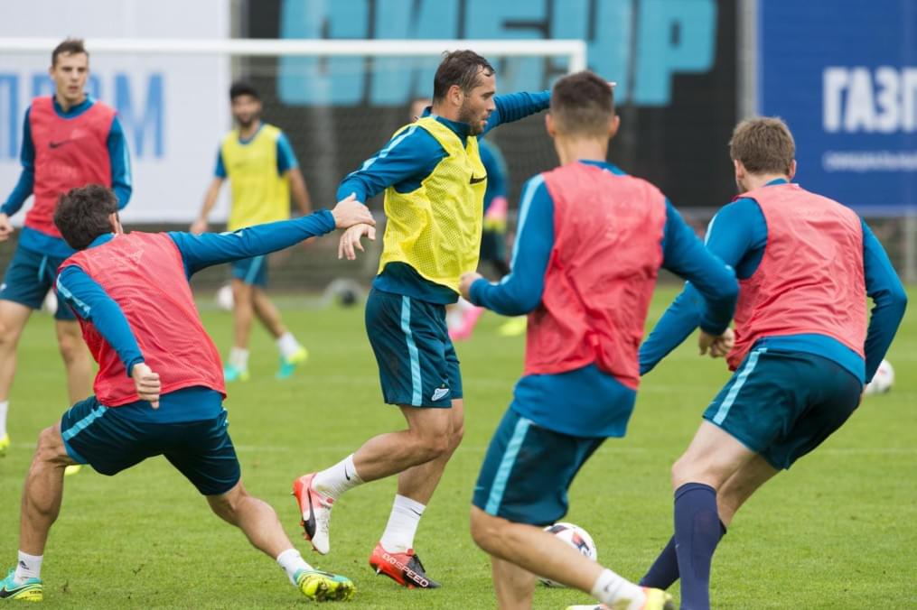 Открытая тренировка «Зенита» перед матчем с ЦСКА