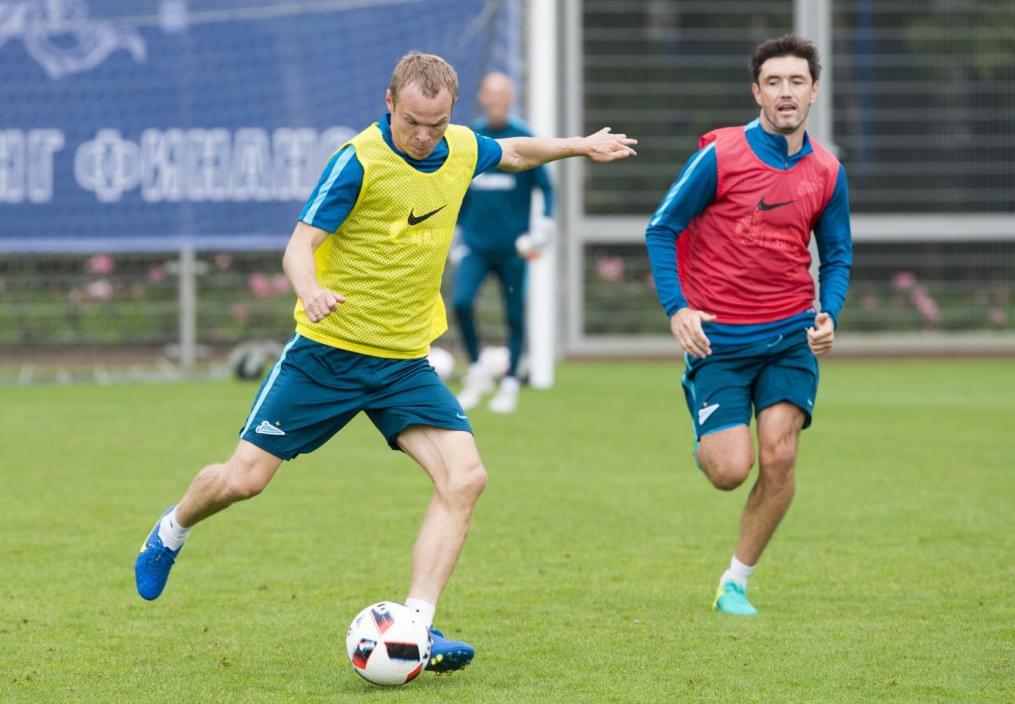 Открытая тренировка «Зенита» перед матчем с ЦСКА