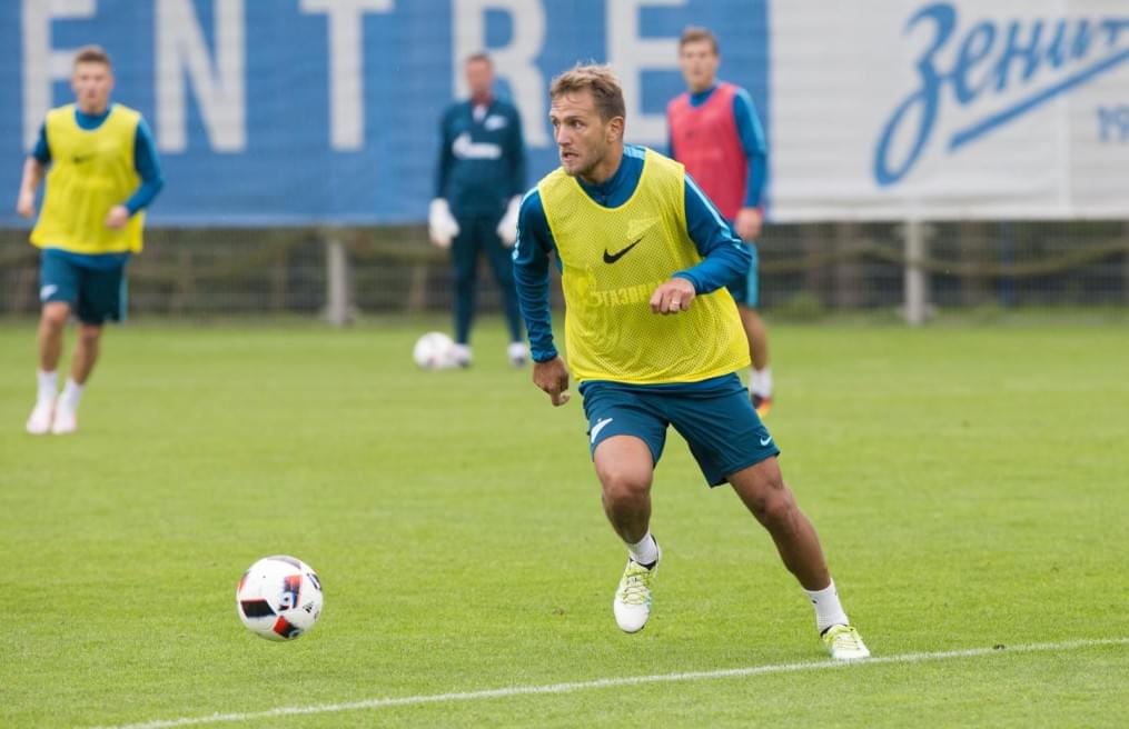 Открытая тренировка «Зенита» перед матчем с ЦСКА