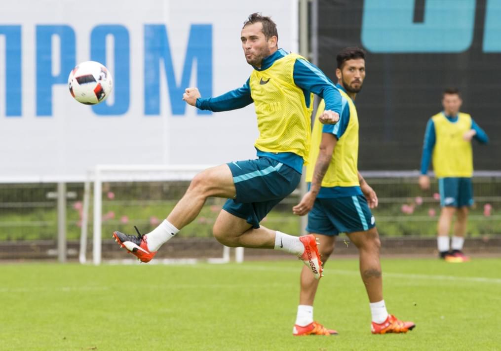 Открытая тренировка «Зенита» перед матчем с ЦСКА