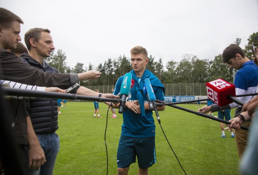 Открытая тренировка «Зенита» перед матчем с ЦСКА