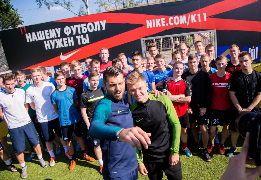 Юрий Лодыгин и Олег Шатов приняли участие в проекте Nike K11