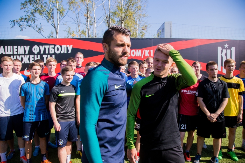 Юрий Лодыгин и Олег Шатов приняли участие в проекте Nike K11