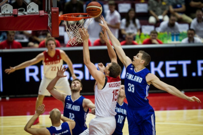 Товарищеский матч мужских сборных по баскетболу «Россия» — «Финляндия»