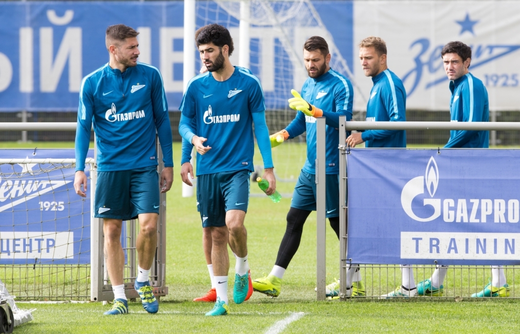 Открытая тренировка «Зенита» перед матчем с «Арсеналом»