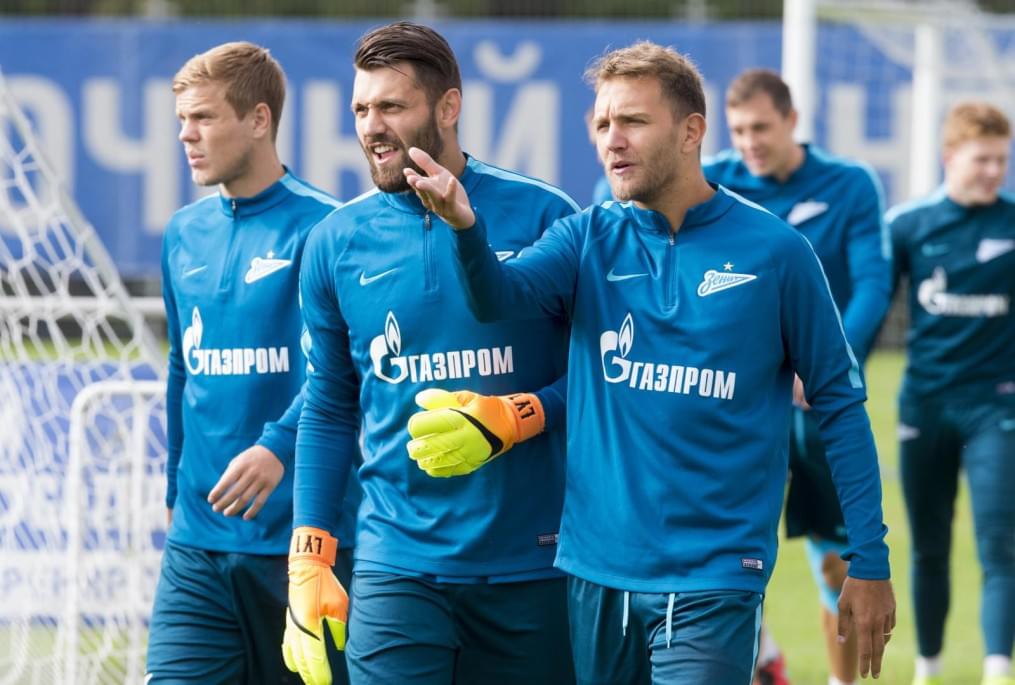 Открытая тренировка «Зенита» перед матчем с «Арсеналом»