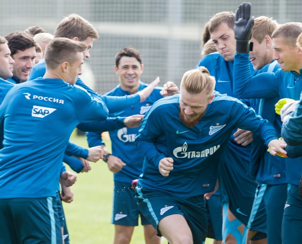 Открытая тренировка «Зенита» перед матчем с «Арсеналом»
