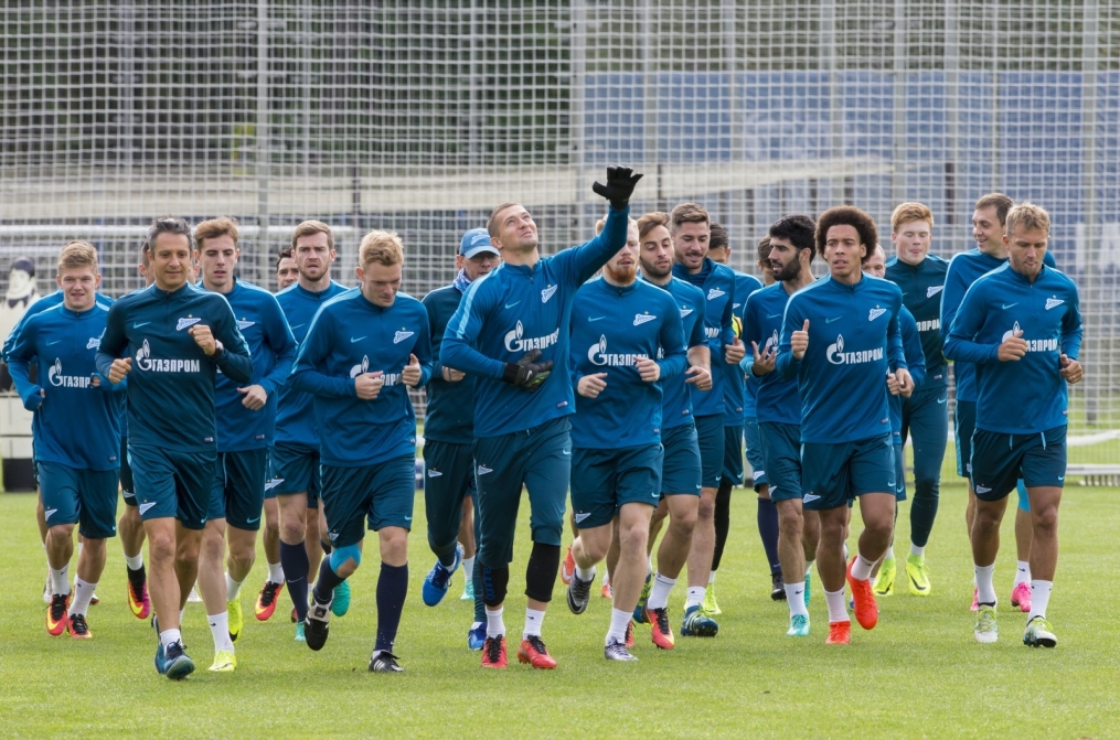 Открытая тренировка «Зенита» перед матчем с «Арсеналом»