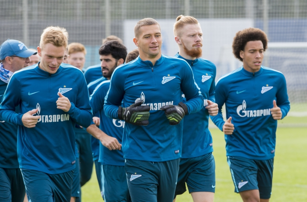 Открытая тренировка «Зенита» перед матчем с «Арсеналом»