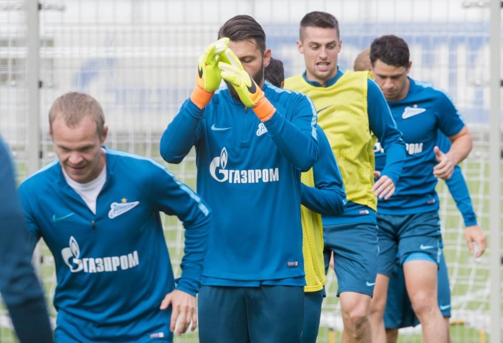 Открытая тренировка «Зенита» перед матчем с «Арсеналом»