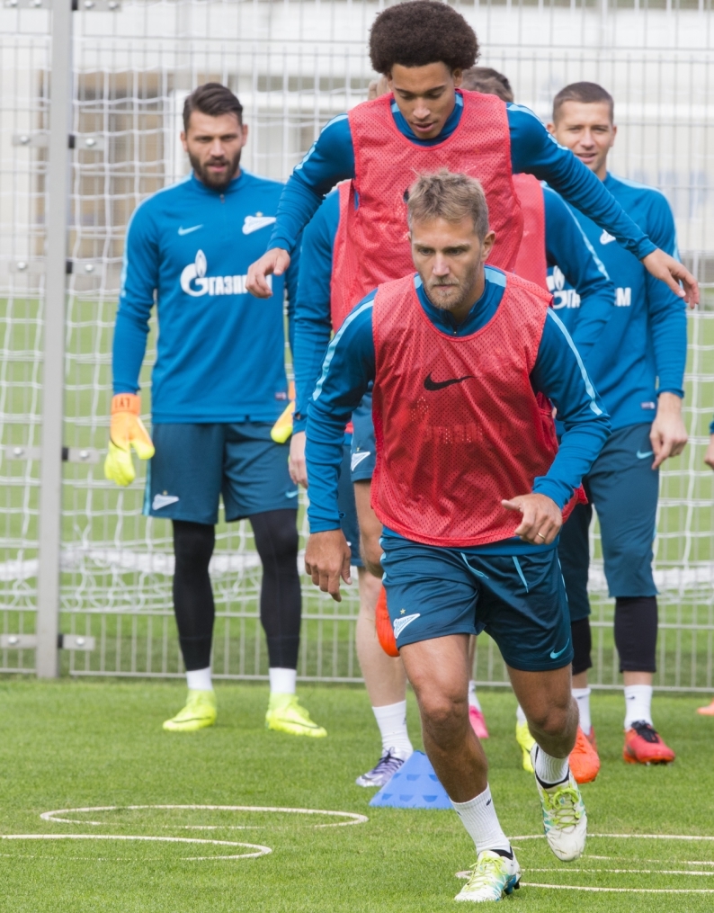 Открытая тренировка «Зенита» перед матчем с «Арсеналом»
