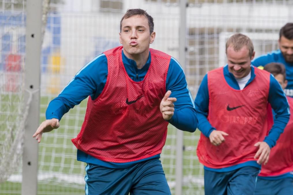 Открытая тренировка «Зенита» перед матчем с «Арсеналом»