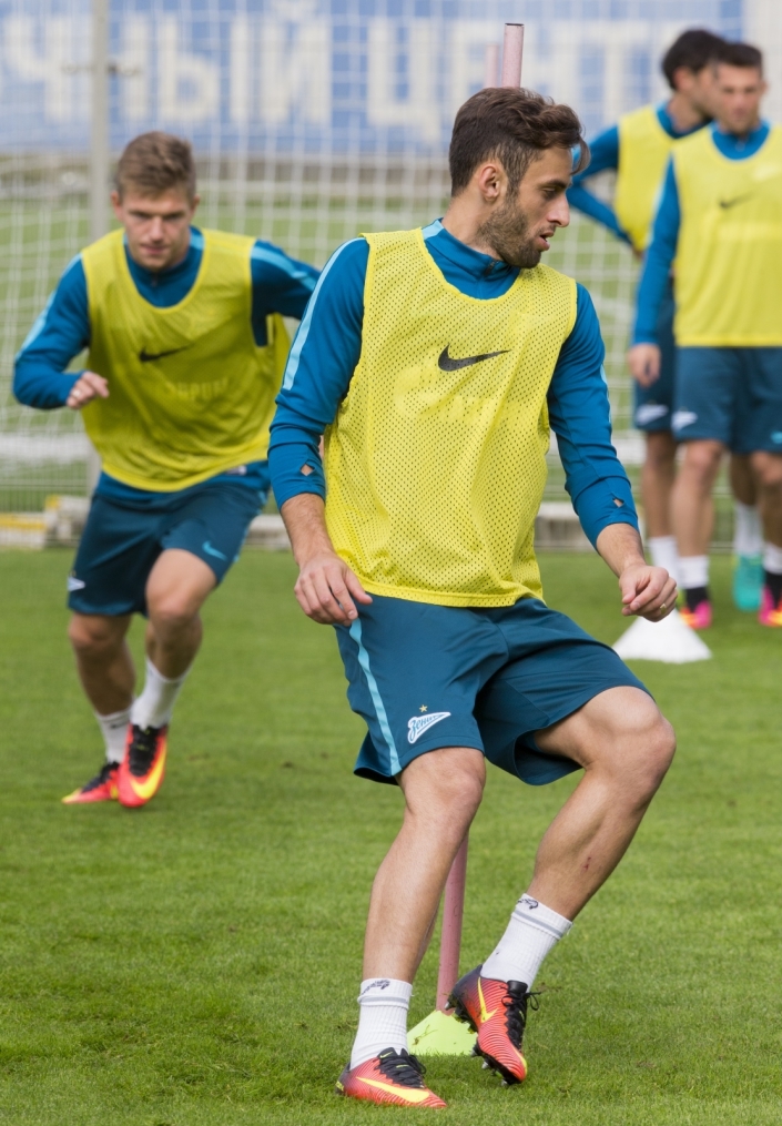 Открытая тренировка «Зенита» перед матчем с «Арсеналом»