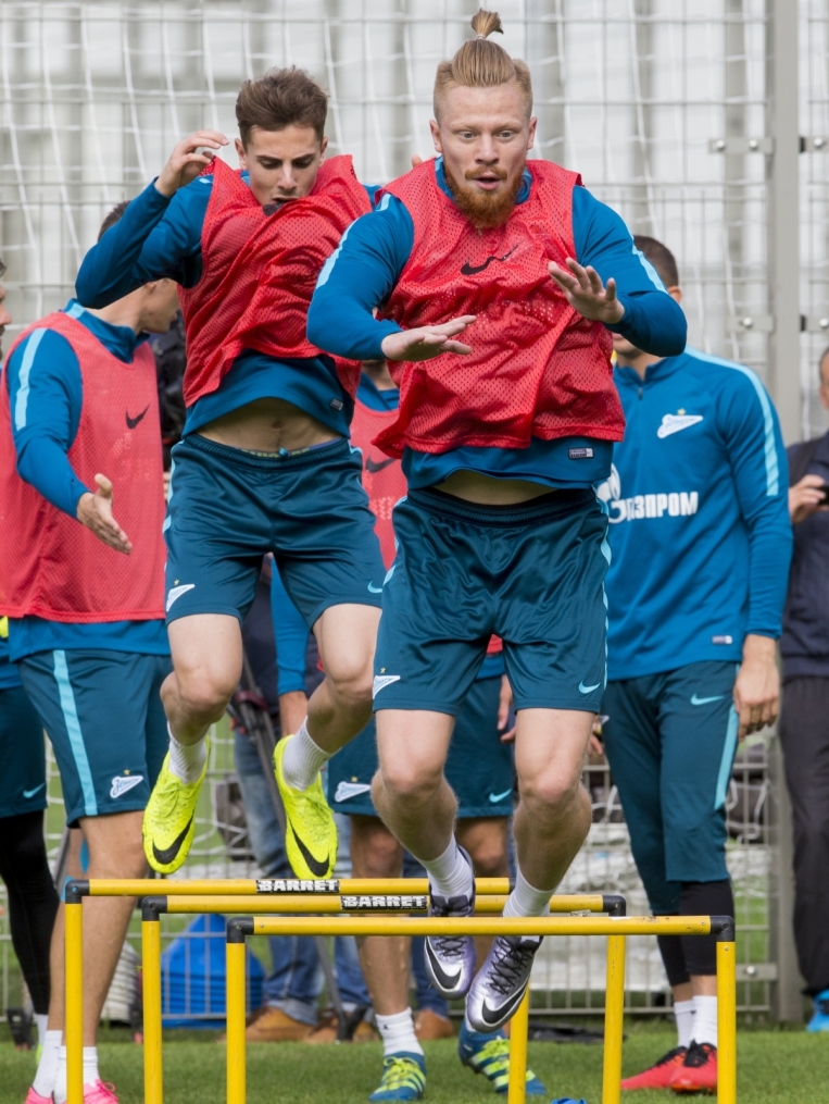 Открытая тренировка «Зенита» перед матчем с «Арсеналом»