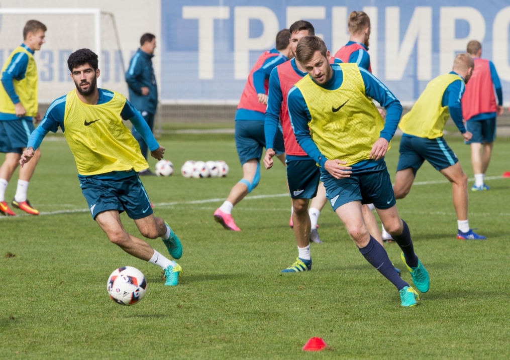 Открытая тренировка «Зенита» перед матчем с «Арсеналом»