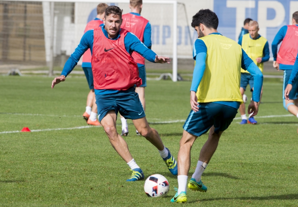 Открытая тренировка «Зенита» перед матчем с «Арсеналом»