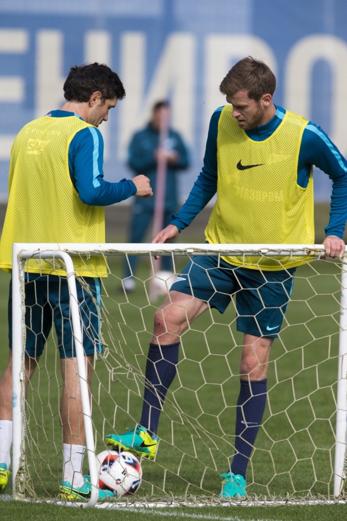 Открытая тренировка «Зенита» перед матчем с «Арсеналом»